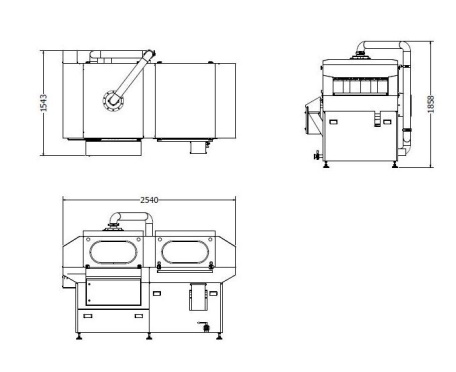 Sūrių plovimo-džiovinimo mašina CPC-26/10WD