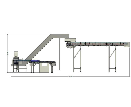 Sūrių lazdelių transportavimo linija INNA1911