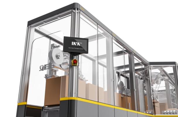 INNA PACK - pilnai automatizuota antrinio pakavimo sistema.